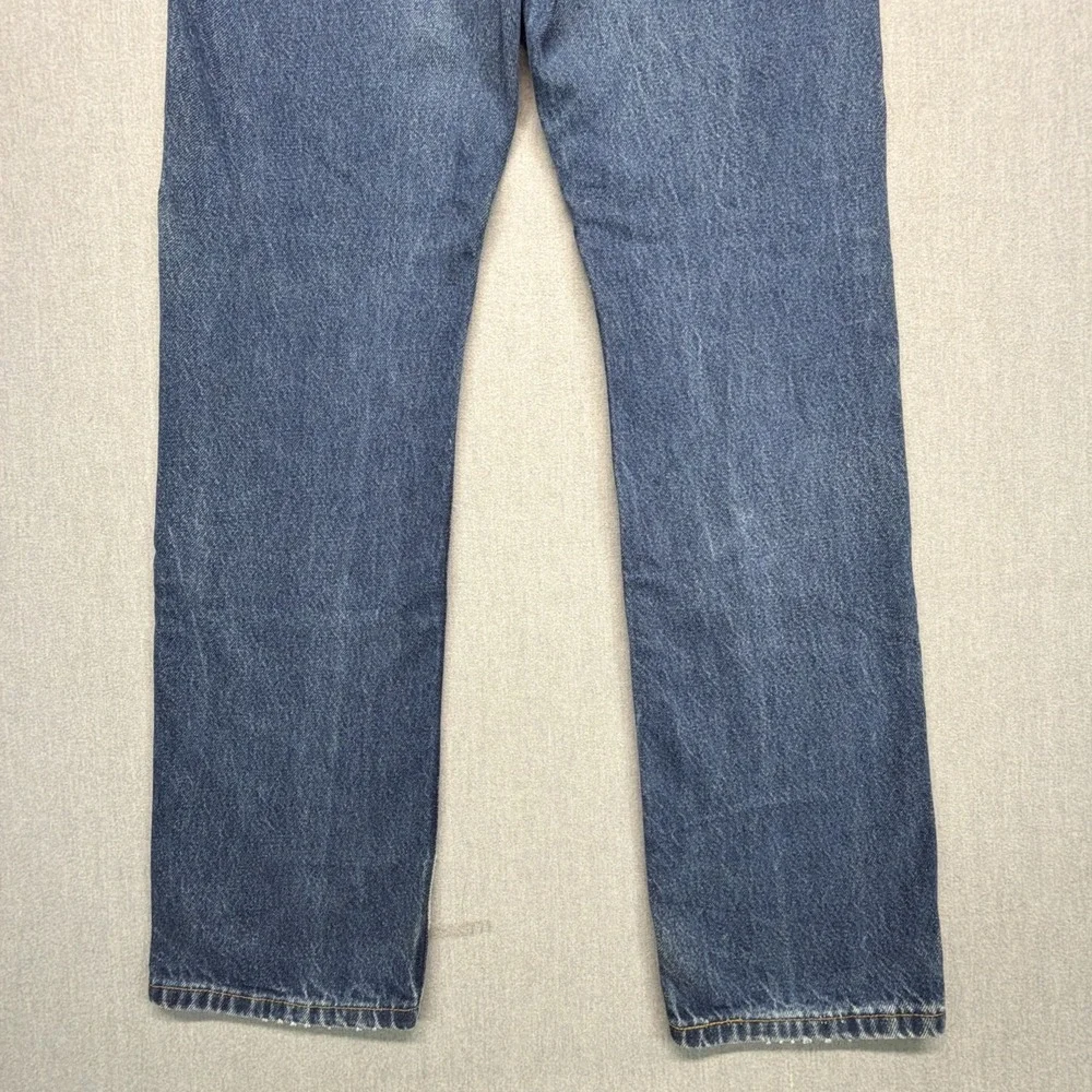 Vintage 90s Levi's 505 Tab Jeans Mens 32x34 (Fits 30x32) Blue Straight Made USA